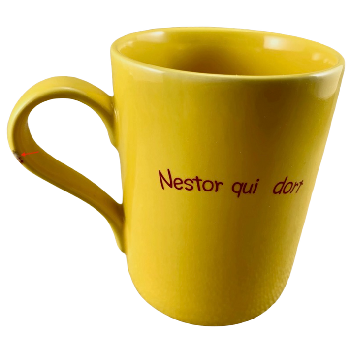 Gnome Sleeping Nestor Qui Dort Mug Cleen Kiss That Frog Mug Barista
