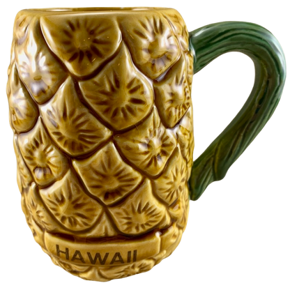 Hawaii Embossed Pineapples Mug