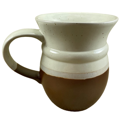 Peet's Coffee & Tea 16oz Two Tone Pottery Style Mug