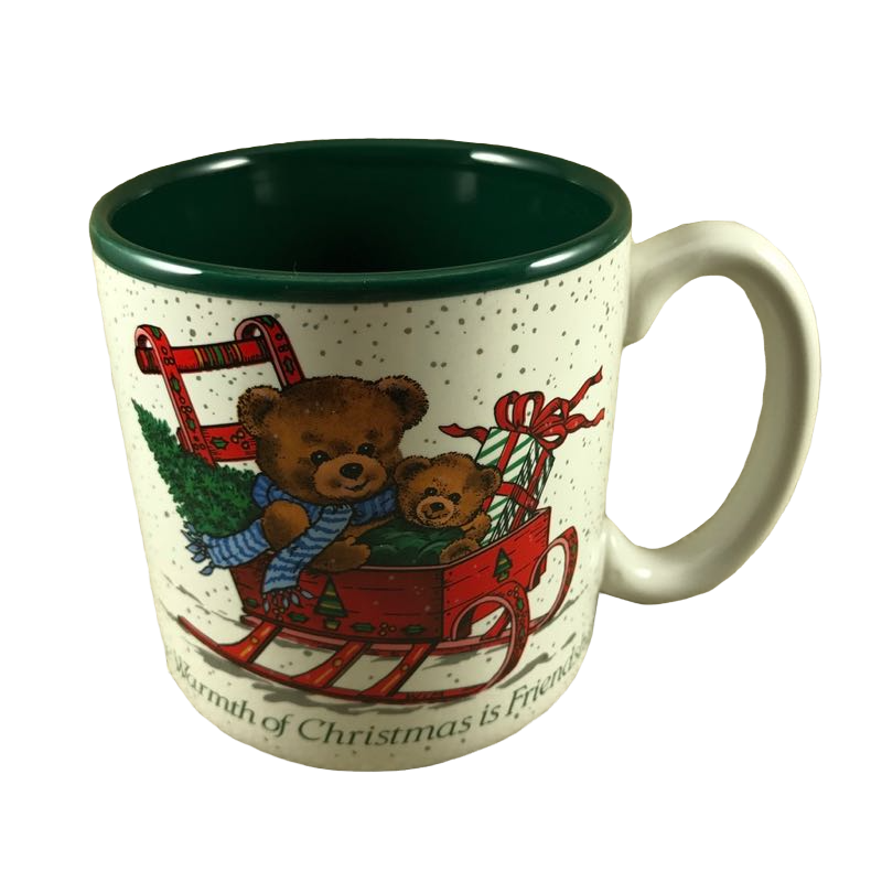 Bear In Sleigh Mug Potpourri Designs