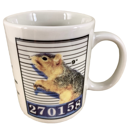 Wanted Squirrel Mug Shots Mug Arundale Products