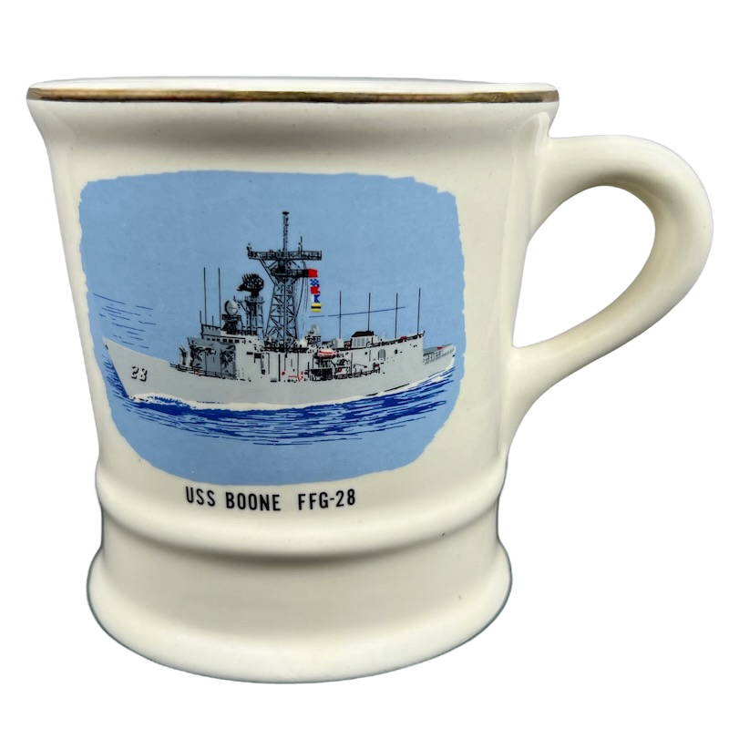 USS Boone FFG-28 Mug Mil-Art China