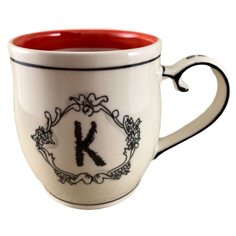 Letter "k" Monogram Initial Mug Katie Mandy