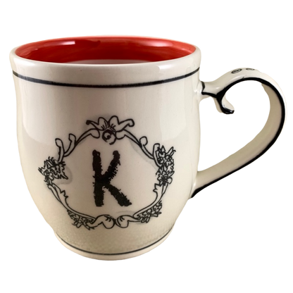 Letter "k" Monogram Initial Mug Katie Mandy