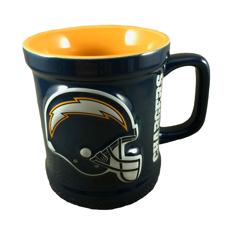 NFLP Los Angeles Chargers Symbol Embossed Relief Mug
