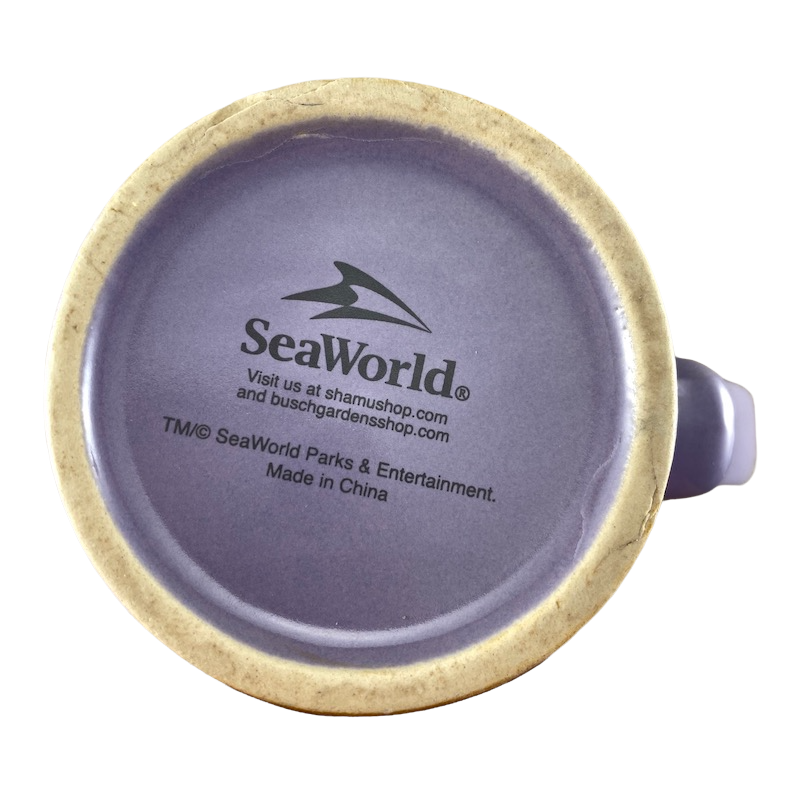 Shamu Embossed Fancy Handle Mug SeaWorld