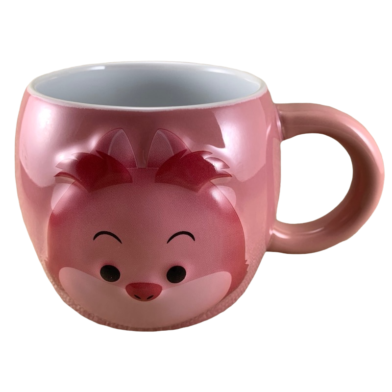 Cheshire Cat Alice In Wonderland Tsum Tsum Embossed Mug Disney Store NEW