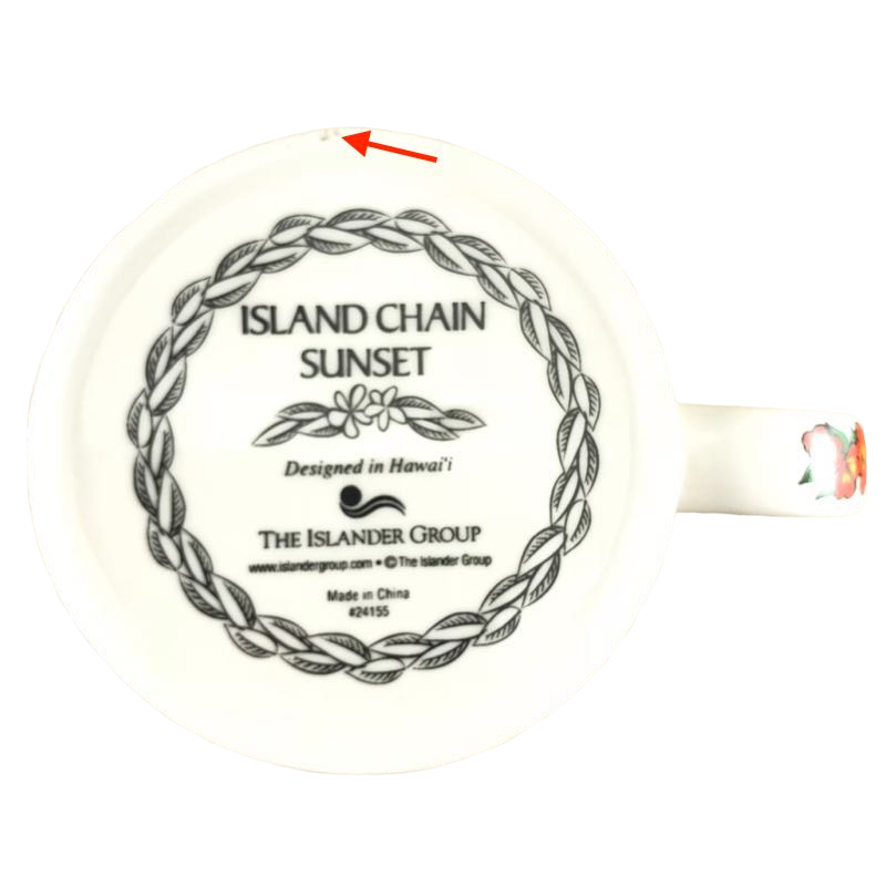 Island Chain Sunset Large Mug The Islander Group