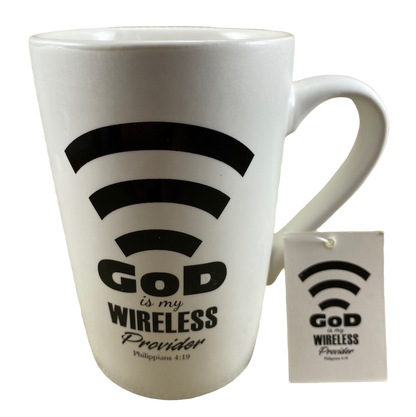 God Is My Wireless Provider Mug Divinity NEW
