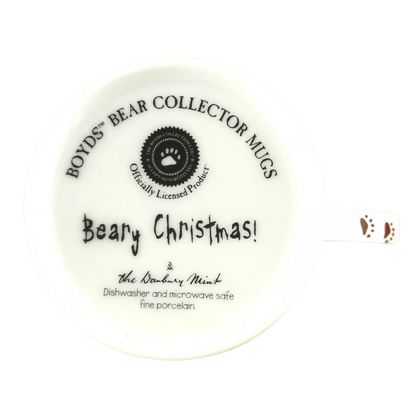 Beary Christmas! Boyds Bear Collectors Mugs The Danbury Mint