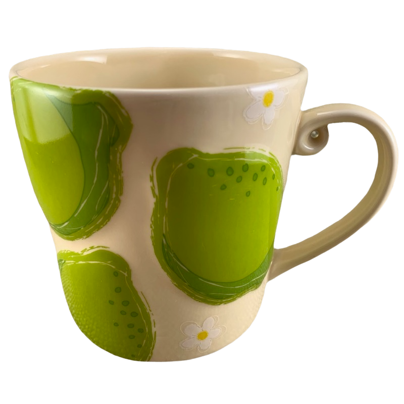 Limes And Daisies Embossed Relief Mug Starbucks
