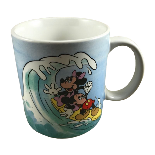 Mickey Mouse and Minnie Mouse Surfing Mug Applause