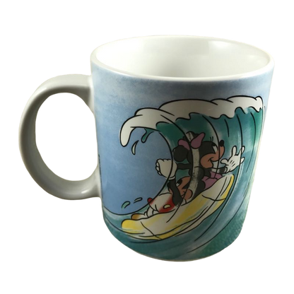 Mickey Mouse and Minnie Mouse Surfing Mug Applause