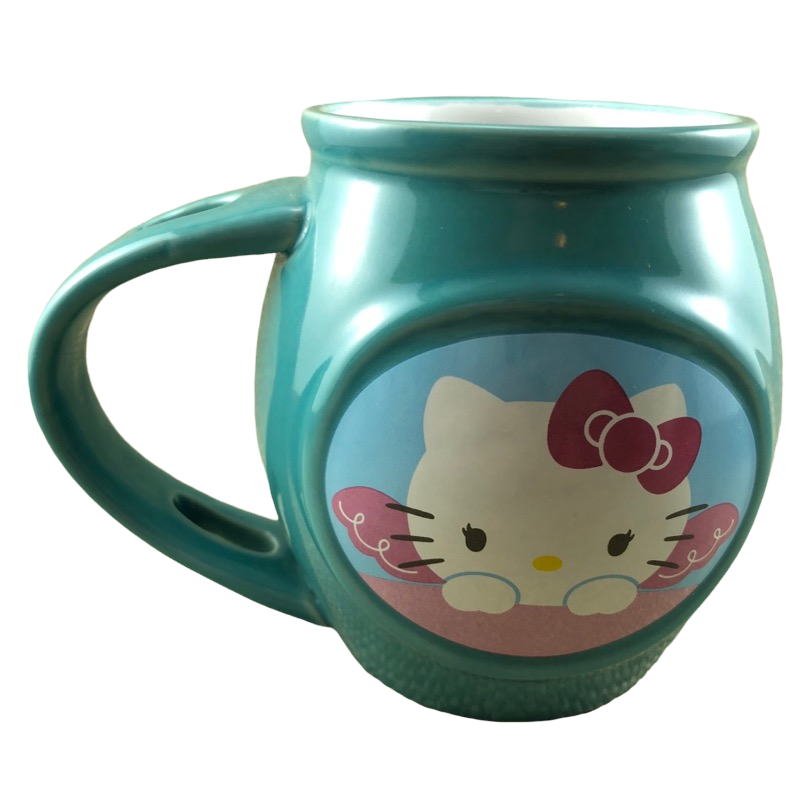 Hello Kitty With Angel Wings Blue Mug Sanrio