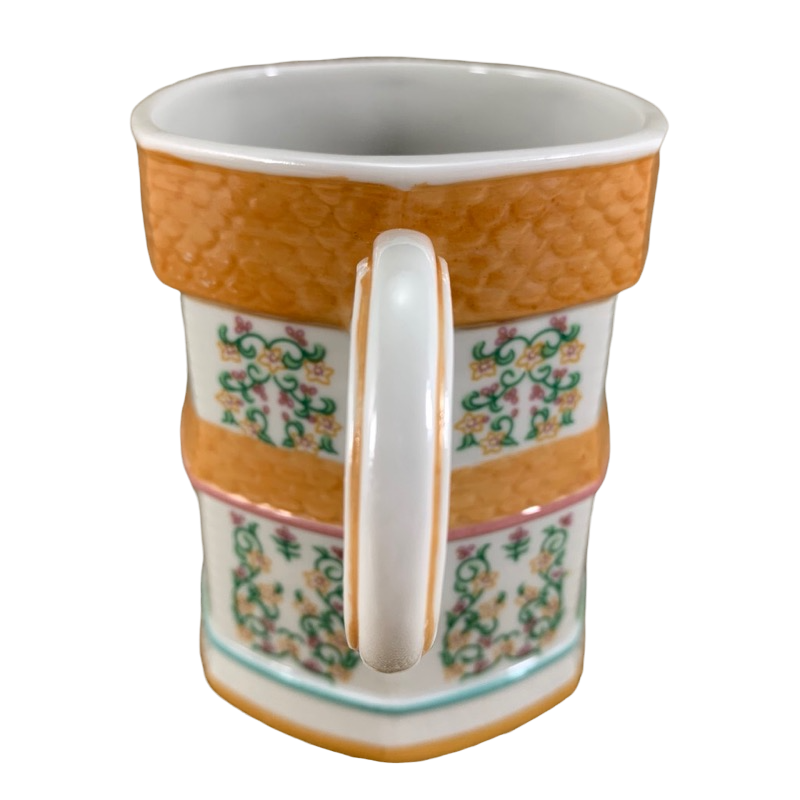 The Lenox Village Orange Coffee Mugs Lenox