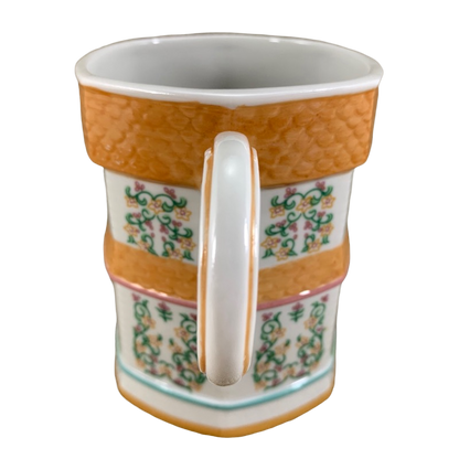 The Lenox Village Orange Coffee Mugs Lenox