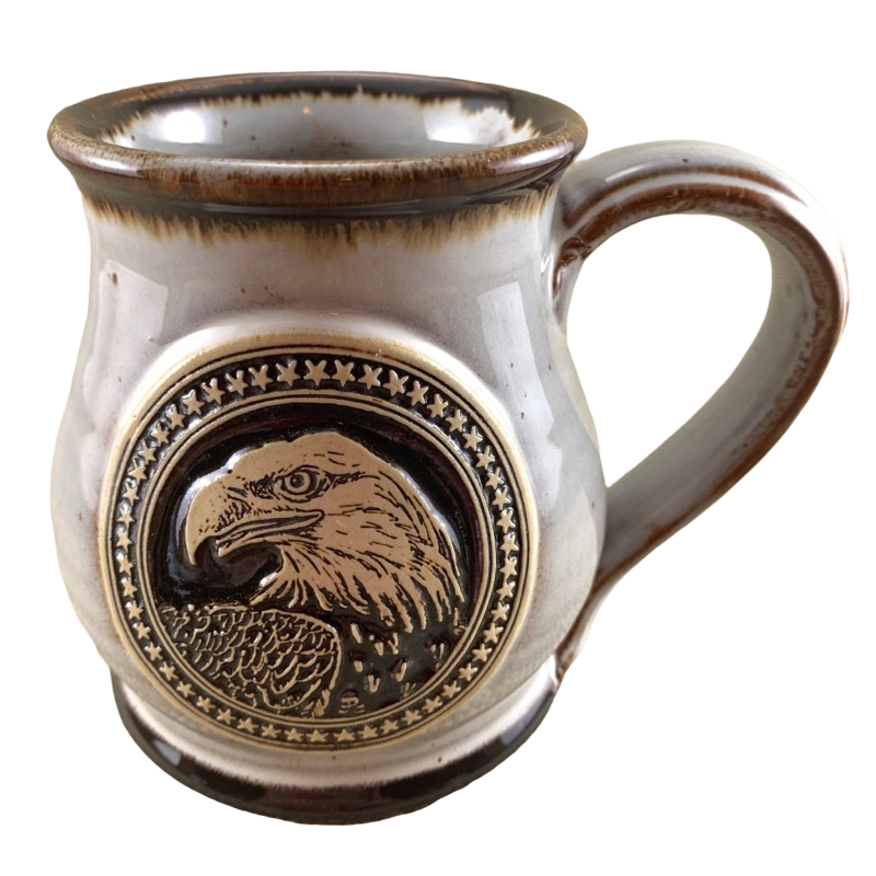 American Bald Eagle Mug Deneen Pottery