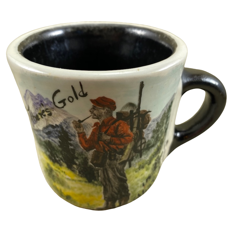 There's Gold In Them Thar Hills And That Aint All Gold Prospector And Bear Mug Tepco