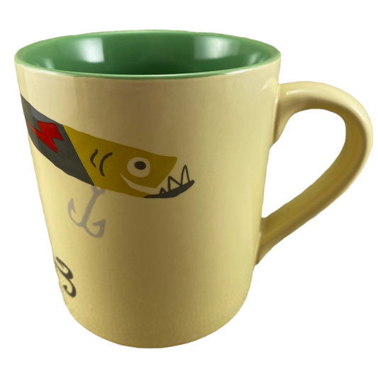 Reel Good Coffee Fishing Lures Mug Little Blue House