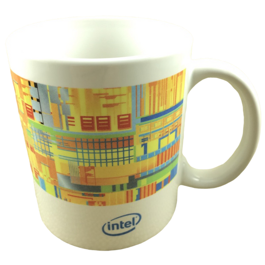Intel Microchip Circuits Vintage Mug