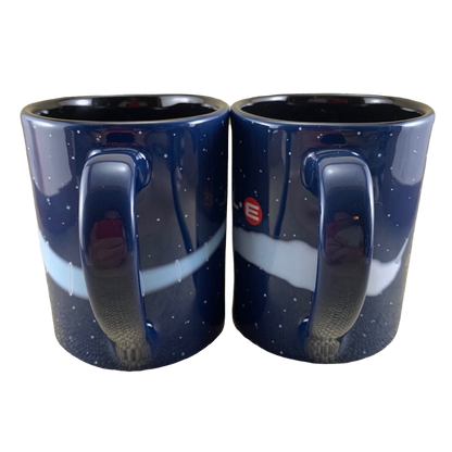 Wall-E & Eve Heart Cutout Mug Set Disney