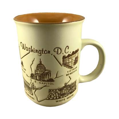 Washington D.C. Etched Landmarks Mug
