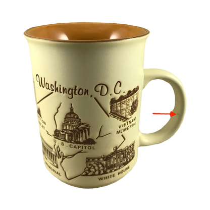 Washington D.C. Etched Landmarks Mug