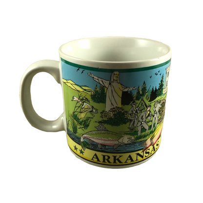 Arkansas Vibrant Artwork Mug Smalll World
