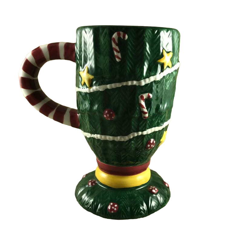 Christmas Tree Shape Mug, Christmas Shape Mug