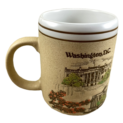 Washington D.C. Vintage Embossed Mug