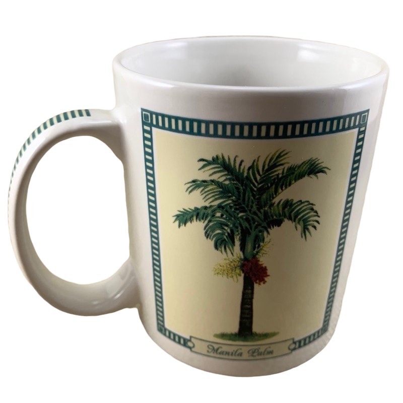 Tropical Palms Mug Hilo Hattie