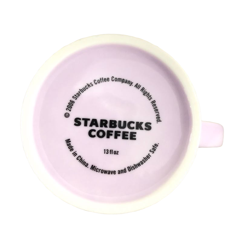 Dark Leaves On Pink 12oz Mug Starbucks