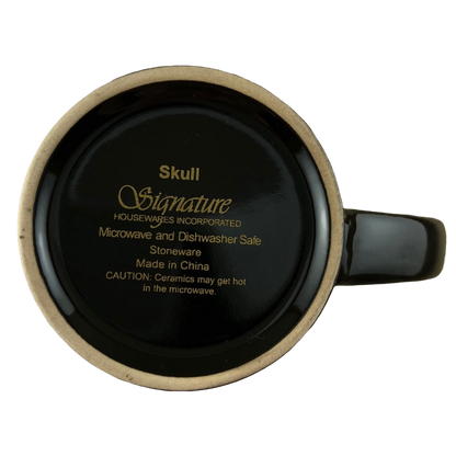 Skull & Crossbones Black Mug Signature Housewares
