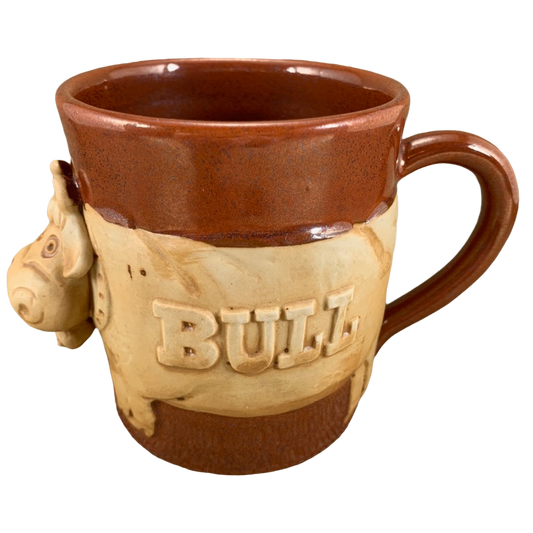 3D Figural Bull Mug