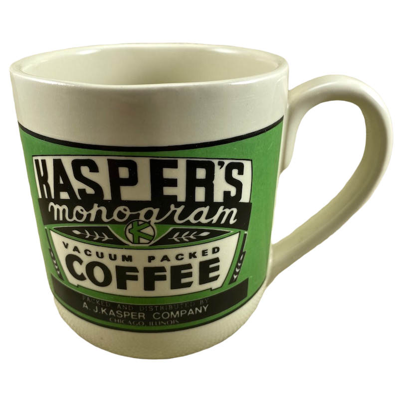 Yester Year Brand Kasper's Monogram Vacuum Packed Coffee Large Mug Westwood