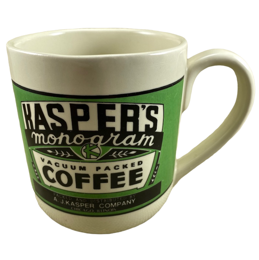 Yester Year Brand Kasper's Monogram Vacuum Packed Coffee Large Mug Westwood