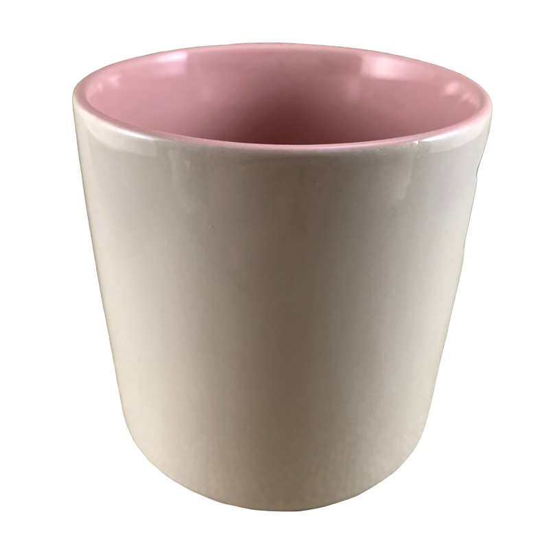 KATHY Poetry Name Gray Font Pink Interior Mug Papel