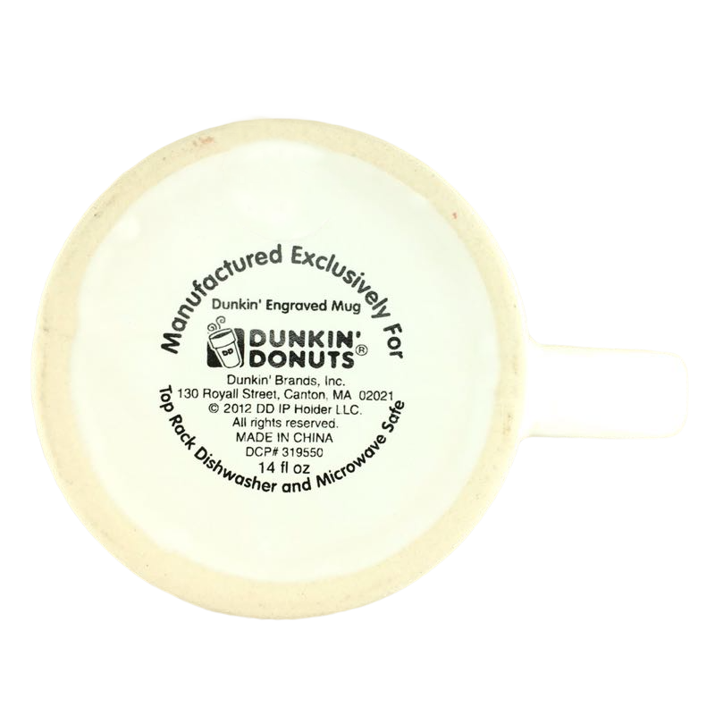 Dunkin' Donuts Engraved Mug