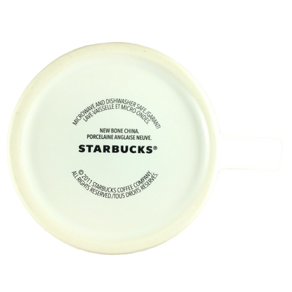 White With Yellow Interior Mug Starbucks