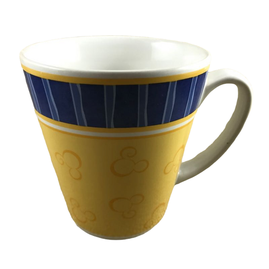 Mickey Mouse Ears Yellow And Blue Mug Disney