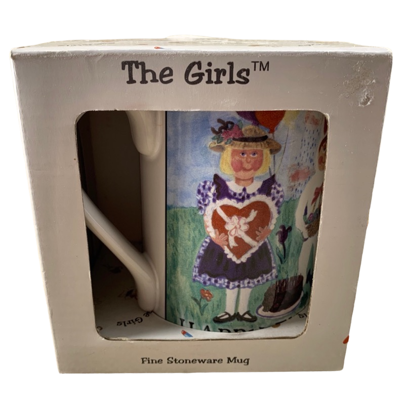 The Girls Happy Everything Holidays Melissa McLeod Mug Santa Barbara Ceramic Design