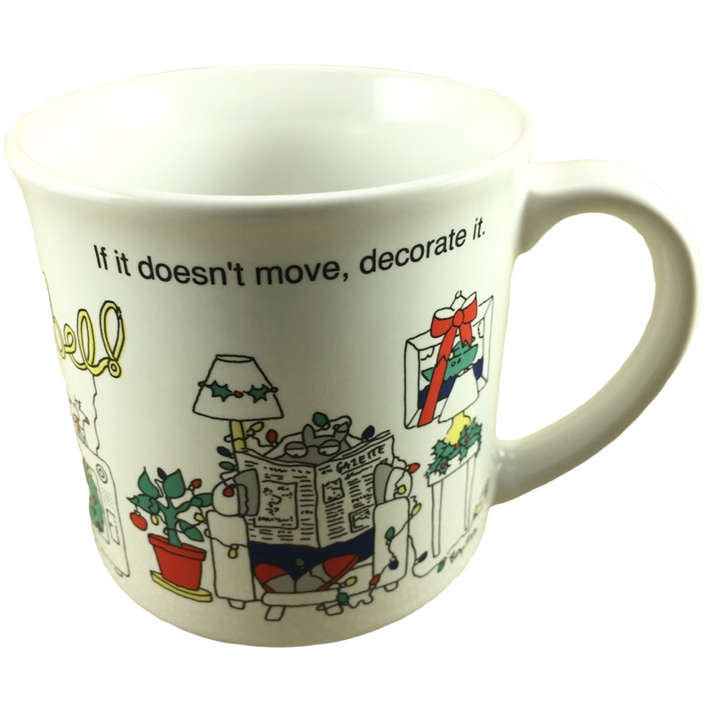 If It Doesn't Move Decorate It Sandra Boynton Mug Recycled Paper Products