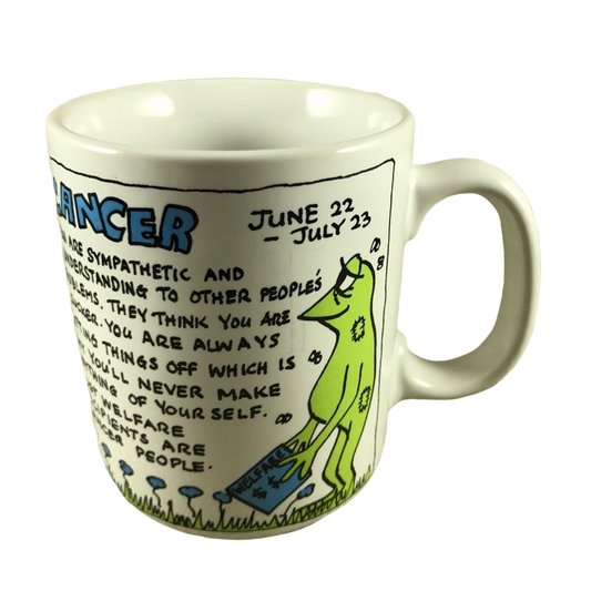 Frog Astrology Cancer June 22-July 23 Mug Contenova