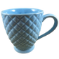 Quilted Diamond Embossed Baby Blue Mug Starbucks NEW