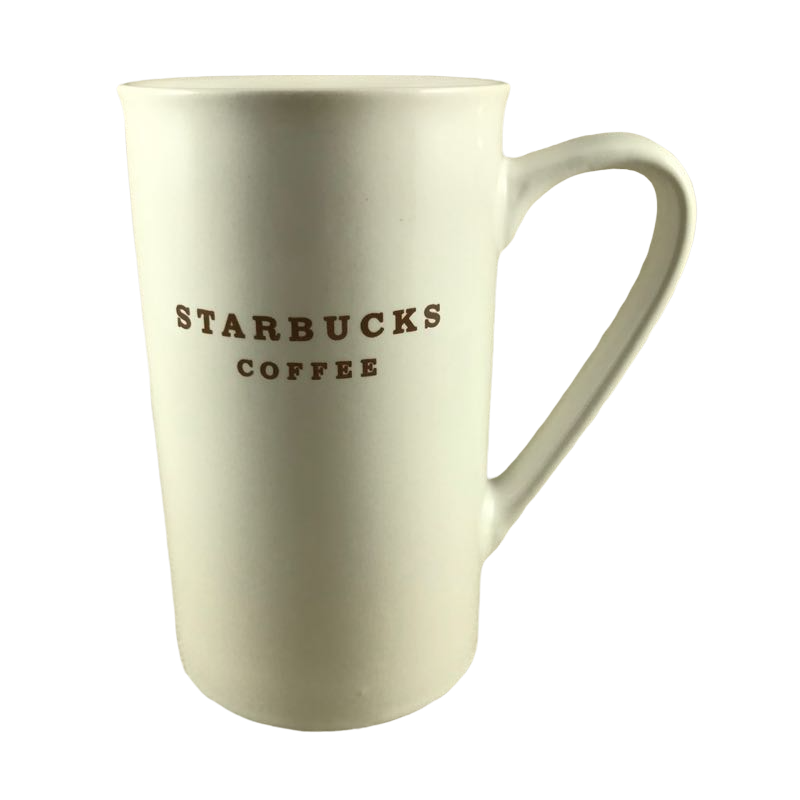 Starbucks Coffee Mug With Brown Lettering From Authorized Gift Packs Only Mug Starbucks