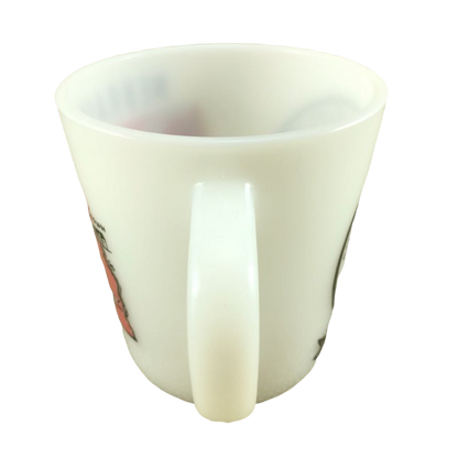Nebraska Milk Glass Mug