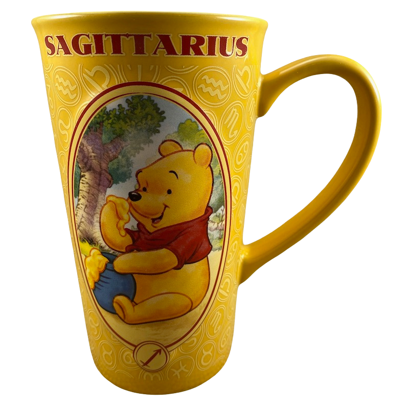 Winnie the Pooh Astrology Zodiac Sagittarius Tall Mug Disney Store