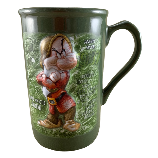 Grumpy Bad Mood Dude Embossed Mug Disney
