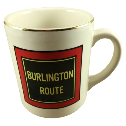 Burlington Route Railroad Train Mug