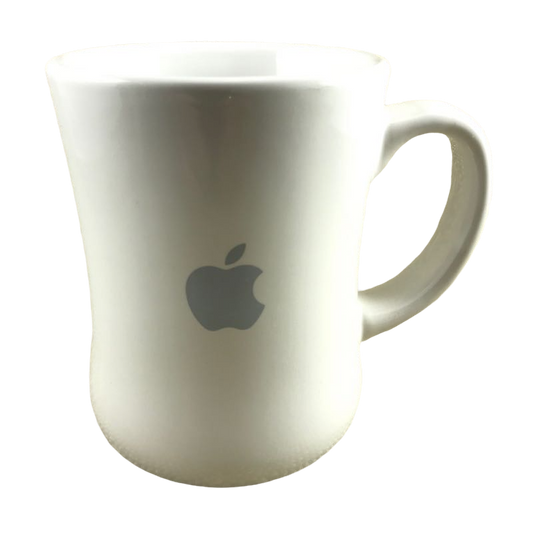 Apple Computers Gray Logo Heavy Diner Mug